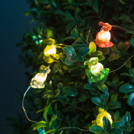 LED fényfüzér - nyuszi - 2 m - 20 LED - 2 x AA LED fényfüzér - nyuszi - 2 m - 20 LED - 2 x AA