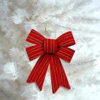 Masni dekoráció - glitteres, piros - 18 x 25 cm Masni dekoráció - glitteres, piros - 18 x 25 cm