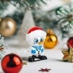 Felhúzható ugráló hóember- 7 x 5 cm Felhúzható ugráló hóember- 7 x 5 cm