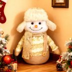 Karácsonyi dekoráció - hóember - 20 cm