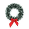 Karácsonyi ajtódísz / kopogtató - koszorú masnival - 27 cm Karácsonyi ajtódísz / kopogtató - koszorú masnival - 27 cm