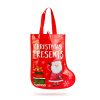 Karácsonyi ajándéktáska - csizma - 33 cm - piros Karácsonyi ajándéktáska - csizma - 33 cm - piros