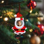 Karácsonyi fénykép dekoráció - filc - csengettyűvel - akasztható - 13 x 17 cm - 3 féle Karácsonyi fénykép dekoráció - filc - csengettyűvel - akasztható - 13 x 17 cm - 3 féle