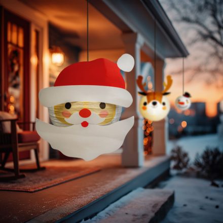 Karácsonyi lampion - Mikulás - papír - 30 cm Karácsonyi lampion - Mikulás - papír - 30 cm