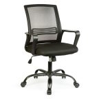   Irodai forgószék - fix karfával - szürke - 70 x 51 / 52 x 50 cm