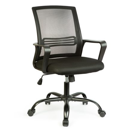 Irodai forgószék - fix karfával - szürke - 70 x 51 / 52 x 50 cm Irodai forgószék - fix karfával - szürke - 70 x 51 / 52 x 50 cm