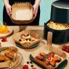Air fryer sütőpapír - olaj nélküli sütőhöz - négyzet - 20 cm - 50 db / csomag Air fryer sütőpapír - olaj nélküli sütőhöz - négyzet - 20 cm - 50 db / csomag