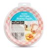 Air fryer sütőpapír - olaj nélküli sütőhöz - kockás, kör - 23 cm - 50 db / csomag Air fryer sütőpapír - olaj nélküli sütőhöz - kockás, kör - 23 cm - 50 db / csomag