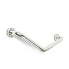   Fürdőszobai kapaszkodó - 45°-ban hajlított - rozsdamentes acél - krómozott - 25 + 25 cm