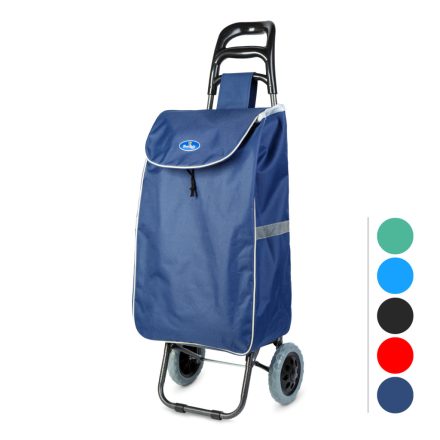 Kerekes húzható bevásárlótáska - 5 szín - 100 x 36 x 25 cm - poliészter - max 30 kg Kerekes húzható bevásárlótáska - 5 szín - 100 x 36 x 25 cm - poliészter - max 30 kg