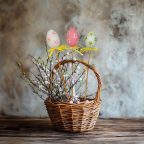 Húsvéti dekoráció - tojás szett - leszúrható - 6 féle - 4 cm - 6 db / csomag Húsvéti dekoráció - tojás szett - leszúrható - 6 féle - 4 cm - 6 db / csomag