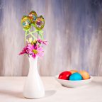 Húsvéti dekoráció - tojás szett - leszúrható - 21 cm - 6 db / csomag Húsvéti dekoráció - tojás szett - leszúrható - 21 cm - 6 db / csomag