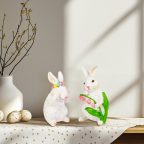 Húsvéti dekoráció - nyuszi - 2 féle - 7,5 x 7,2 x 14,5 cm Húsvéti dekoráció - nyuszi - 2 féle - 7,5 x 7,2 x 14,5 cm