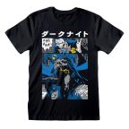   Rövid ujjú póló Batman Manga Cover Fekete Unisex MOST 16606 HELYETT 7937 Ft-ért!