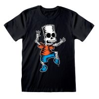   Rövid ujjú póló The Simpsons Skeleton Bart Fekete Unisex MOST 16606 HELYETT 7937 Ft-ért!