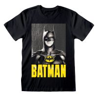   Rövid ujjú póló Batman Keaton Batman Fekete Unisex MOST 16606 HELYETT 7937 Ft-ért!