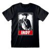 Rövid ujjú póló Indiana Jones Indy Fekete Unisex MOST 31479 HELYETT 17668 Ft-ért!
