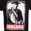Rövid ujjú póló Indiana Jones Indy Fekete Unisex MOST 31479 HELYETT 17668 Ft-ért!