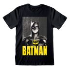   Rövid ujjú póló Batman Keaton Batman Fekete Unisex MOST 16606 HELYETT 7937 Ft-ért!