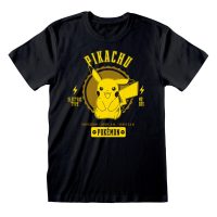   Rövid ujjú póló Pokémon Collegiate Picachu Fekete Unisex MOST 16606 HELYETT 7937 Ft-ért!