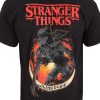 Rövid ujjú póló Stranger Things Demogorgon Upside Down Fekete Unisex MOST 19166 HELYETT 9591 Ft-ért!