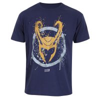   Rövid ujjú póló Marvel Splatter Logo Kék Unisex MOST 16606 HELYETT 7937 Ft-ért!