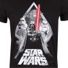 Rövid ujjú póló Star Wars Galaxy Portal Fekete Unisex MOST 16606 HELYETT 7937 Ft-ért!