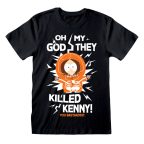   Rövid ujjú póló South Park They Killed Kenny Fekete Unisex MOST 16606 HELYETT 7937 Ft-ért!