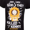 Rövid ujjú póló South Park They Killed Kenny Fekete Unisex MOST 16606 HELYETT 7937 Ft-ért!