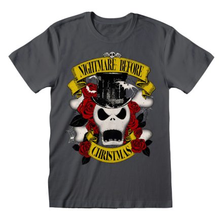 Rövid ujjú póló The Nightmare Before Christmas Top Hat Jack Grafit Unisex MOST 31479 HELYETT 17668 Ft-ért!