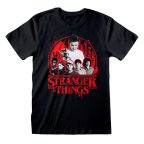   Rövid ujjú póló Stranger Things Circle Logo Fekete Unisex MOST 16606 HELYETT 7937 Ft-ért!