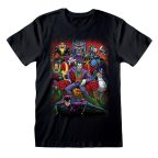   Rövid ujjú póló DC Comics Villains Fekete Unisex MOST 16606 HELYETT 7937 Ft-ért!