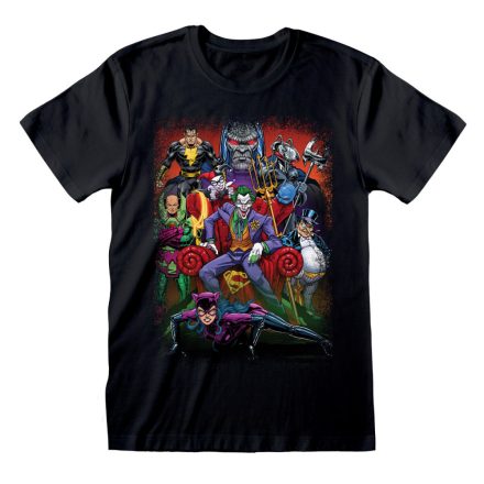 Rövid ujjú póló DC Comics Villains Fekete Unisex MOST 31479 HELYETT 17668 Ft-ért!