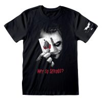   Unisex rövid ujjú póló Batman Why So Serious Fekete MOST 15469 HELYETT 7937 Ft-ért!