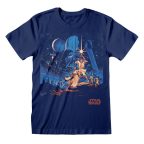   Unisex rövid ujjú póló Star Wars New Hope Vintage Fekete MOST 15469 HELYETT 7937 Ft-ért!