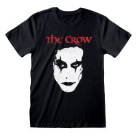   Unisex rövid ujjú póló The Crow Face Fekete MOST 15469 HELYETT 7937 Ft-ért!