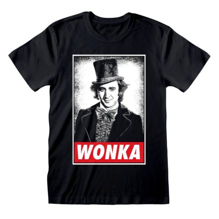 Unisex rövid ujjú póló Willy Wonka Wonka Fekete MOST 31479 HELYETT 17668 Ft-ért!