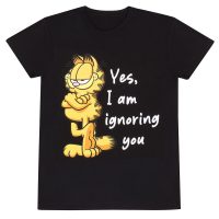   Unisex rövid ujjú póló Garfield Ignoring You Fekete MOST 15469 HELYETT 7937 Ft-ért!