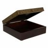 Ékszeres doboz Alexandra House Living Sötétbarna Sárgaréz Mangófa Fa MDF 20 x 7 x 20 cm MOST 18346 HELYETT 13088 Ft-ért!