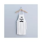 Konyhai kötény - "Mr. Right" felirattal - 80 x 70 cm - 200 gsm Konyhai kötény - "Mr. Right" felirattal - 80 x 70 cm - 200 gsm