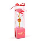 LED-es világító művirág dekoráció - rózsa - piros LED-es világító művirág dekoráció - rózsa - piros