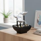 Műanyag beltéri szökőkút - virágok - 15 x 15 x 20 cm Műanyag beltéri szökőkút - virágok - 15 x 15 x 20 cm