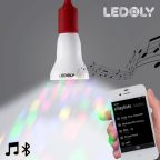 Sokszínű LED Izzó Bluetooth-os Ledoly C1000