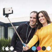 Bluetooth Monopod Selfie Bot Fekete