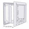 Macskafül Trixie Fehér Műanyag 21,1 × 24,4 CM MOST 38664 HELYETT 20016 Ft-ért!