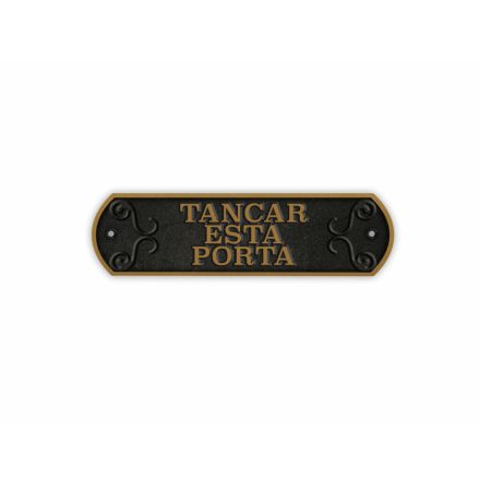 Tábla Magnet & Steel Tancar Esta Porta 24 x 7,2 cm MOST 15461 HELYETT 9218 Ft-ért!