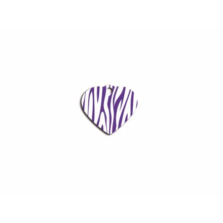 Azonosító tábla Imarc Heart Zebra Halványlila MOST 9235 HELYETT 5184 Ft-ért!