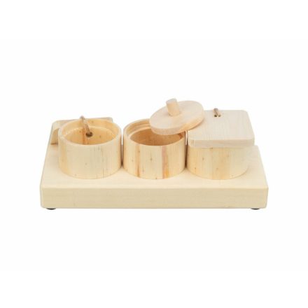 2 az 1-ben csemegeadagoló játék háziállatoknak Trixie Fa 15 × 4,5 × 6 CM MOST 10820 HELYETT 5134 Ft-ért!