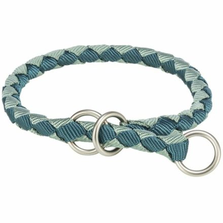 Kiképző nyakörv Trixie Cavo Kék Zöld S/M 35-41 cm MOST 4610 HELYETT 2414 Ft-ért!