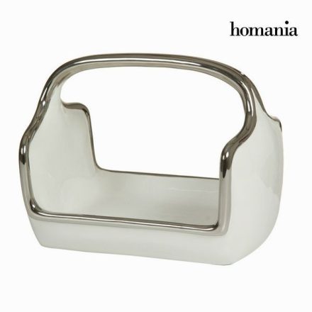 EZÜST FEHÉR KOSÁR ASZTALDÍSZ BY HOMANIA S0101102-B EZÜST FEHÉR KOSÁR ASZTALDÍSZ BY HOMANIA S0101102-B